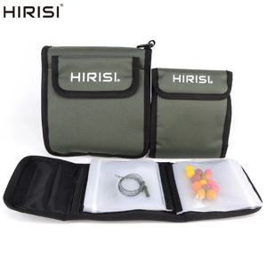 Hirisi 낚시 장비 가방, 태클 액세서리 보관 가방, 잉어 낚시 태클 리그 지갑, 헤어 리그 투명 운반 가방