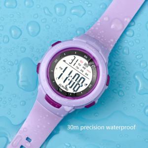 UTHAI CE49 키즈 시계, 빛나는 방수 알람 시계, 스마트 시계, 남녀 학생 전자 손목시계 선물