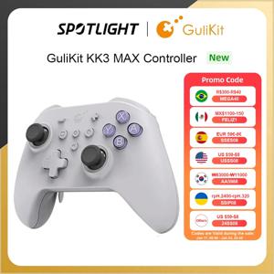 GuliKit KKK3 MAX 컨트롤러, NS39 KingKong 3 게임패드, 홀 효과 조이스틱 및 트리거 포함, 윈도우 닌텐도 스위치, 안드로이드 iOS용