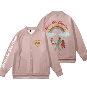 Melanie Martinez Merch Let's Die 맨투맨 남녀공용 야구 유니폼 재킷, 재미있는 운동복, 2022