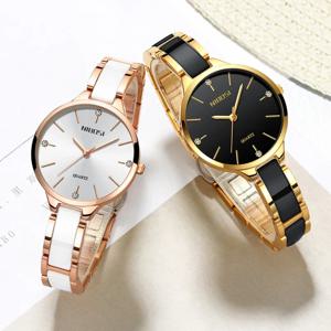 NIBOSI 여성 손목 시계 세라믹 팔찌 시계 크리 에이 티브 시계 여성 시계 Relogio Feminino Montre Femme