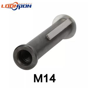 1 조각 100mm * 19mm M14 어댑터 폴리 셔 폴리싱 휠 앵글 그라인더에 사용되는 액슬 연결로드 불가리아어 115 125