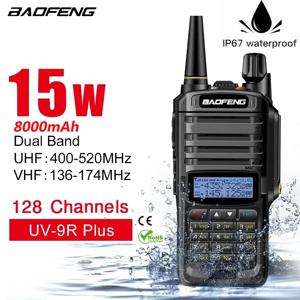 Baofeng15W 라디오 uv 9r 플러스, 장거리 무전기, baofeng uv 9r 플러스 프로 방수 듀얼 밴드 uhf vf baofeng 2023