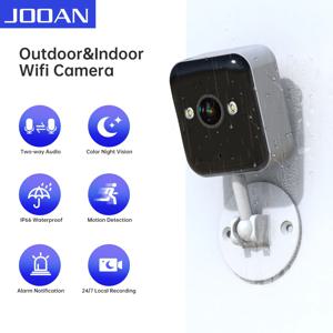 JOOAN 야외 CCTV 감시 카메라, 1080P 와이파이 IP 카메라, 5 배 디지털 줌 컬러 야간 미니 보안 카메라, 가정용 베이비 모니터