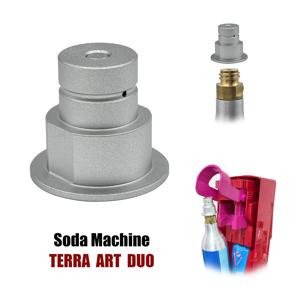 Terra DUO ART 빠른 연결 어댑터, CO2 어댑터 컨버터, 소다수 액세서리, TR21-4 스레드, CO2 실린더, 소다수 기계