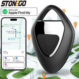 STONEGO 파인더 보안 스마트트랙 링크 스마트 태그, 애플 내 키 찾기, 블루투스 GPS 추적기, 이어버드 수하물 MFi 파인더, IOS