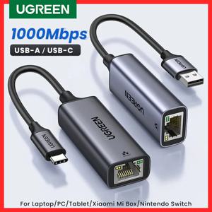 UGREEN USB 이더넷 어댑터 USB 3.0 네트워크 카드 USB RJ45 Lan PC Windows 10 Xiao mi Mi Box 3/S Nintend 스위치 이더넷 USB