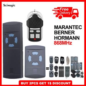 Hormann Marantec 868mhz 차고 도어 원격 제어 HSE4 HS4 HSM2 HSM4 HSE2 868 게이트 오프너 디지털 D302 382 BERNER BHS121 BHS130