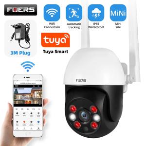 Fuers 투야 스마트 야외 홈 보안 자동 추적 사람 감지 카메라, 와이파이 CCTV 감시 카메라, 5MP, 8MP, 10MP, IP 카메라