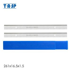 TASP 2pcs 261mm HSS Thicknesser Planer Blade 261x16.5x1.5mm Scheppach HMS1070 JET JPT-10B Erbauer EPT1500 용 목공 나이프