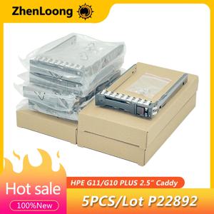 HPE Proliant DL320 DL340 DL380 DL385 Gen10 Plus G10 V2 DL360 G11 용 캐디 HDD 트레이, P22892 232720, 2.5 인치, 5PCs/로트, 신제품