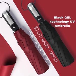 자동 접이식 비닐 우산, 강력, 방풍 및 방수, 비즈니스용 대형 우산