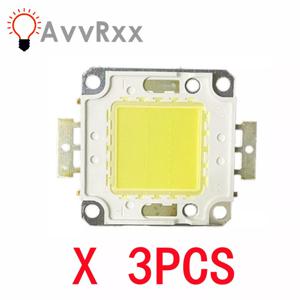 3pcs 10W 20W 30W 50W 100W LED 구슬 빛 DC12V-36V 매트릭스 COB 통합 LED 램프 칩 SMD DIY 투광 조명 스포트 라이트