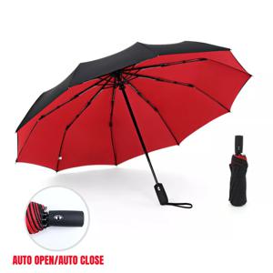 남녀공용 전자동 방풍 내습 이중 우산, 비즈니스 맨 양우산, 10K 튼튼한 고급 대형 우산