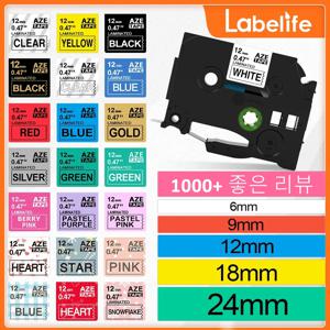 231 라벨테이프, 브라더라벨 테이프 호환, 12mm, tze231 tze221 tze241 tze251 환타 , 브라더라벨 테이프 호환 24mm, 브라더 라벨 프린터 브라더 라벨기 PTH110 PTD600 P710BT PTH200