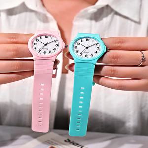 여성용 2023 년 아동용 쿼츠 시계, 여성용 손목시계, 심플한 학생 시계, 공장 직송