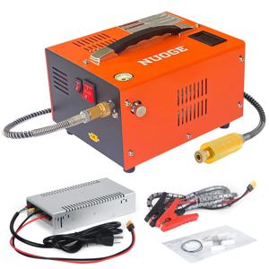 NUOGE 110V 220V 파워 PCP 공기 압축기, 4500Psi 30Mbar 펌프, 오일/무수 고압 적용, 공기소총 다이빙 보틀