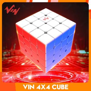 CubeFun 정품 MGC 디자이너 Imp 디자인 레이스 큐브, UV 마그네틱 코어 드릴 페이스, 4 차 큐브, 4x4x4