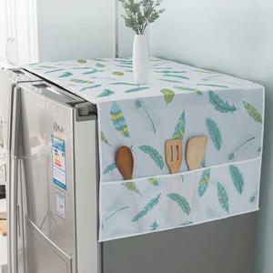 냉장고 먼지 커버, 보관 가방, 세탁 가능 인쇄, 다목적 가정용 세탁기 캐비닛 먼지 보호 커버