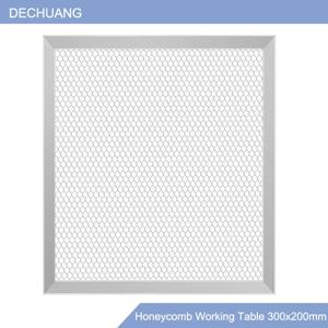 벌집 작업 테이블, 300x200mm 크기 보드 플랫폼, CO2 레이저 조각기 절단기용 레이저 부품