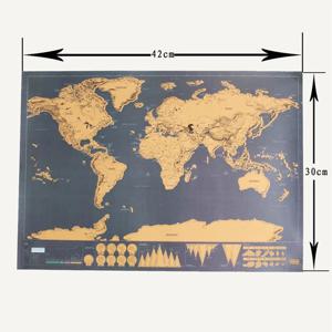 새로운 42*30cm 스크래치 잡지 복고 세계 장식 개성화된 지도집 포스터, 국기 장식, 사무학교에 적용