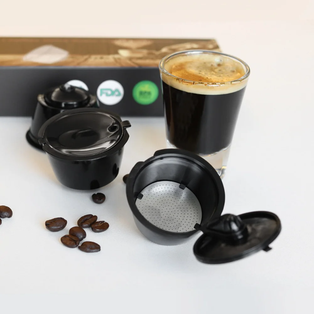 재사용 가능한 커피 캡슐 포드, 돌체 구스토 리필 필터, 크레마 에스프레소 캡슐 컵 주방 도구