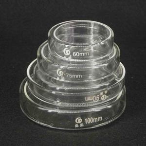 60/75/90/100/120mm 뚜껑 포함, 실험실 박테리아 효모 붕규산 유리 페트리 배양 접시