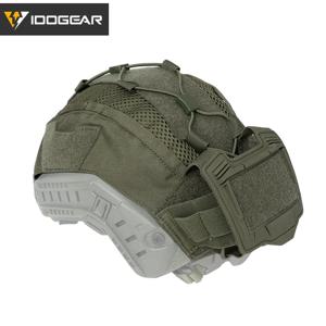 IDOGEAR 전술 헬멧 커버, NVG 배터리 파우치 포함, 해상 헬멧 사냥 액세서리 3812