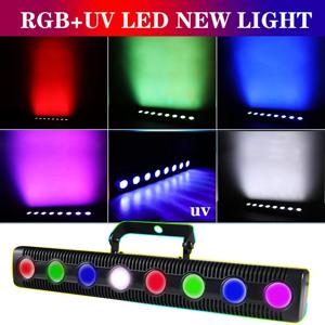 새로운 RGB UV 96W LED 바 빛 사운드 음악 다채로운 LED 벽 세척 조명 DMX 무대 파티 DJ 디스코 웨딩 조명에 적합