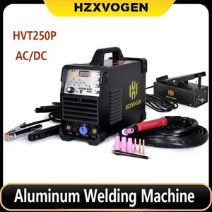 HZXVOGEN 4 in 1 HF TIG AC DC 알루미늄 용접기, MMA ARC 아르곤 정밀 디지털 펄스, 스테인리스 HVT250P, 2T, 4T TIG 용접기