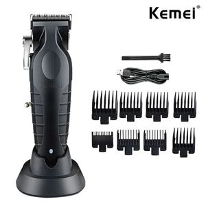 Kemei KM-2296 남성용 전문 헤어 클리퍼, 시트 충전기 포함 헤어 트리머, 헤어 커팅 머신