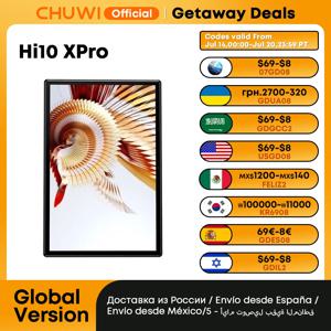 CHUWI Hi10X Pro 태블릿 PC, 10.1 인치, 800*1280 IPS 스크린, Unisoc T606, 4GB RAM, 128GB ROM, 2.4G, 5G 와이파이, 안드로이드 13, 7000mah