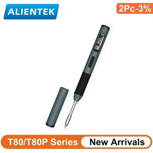 ALIENTEK 휴대용 전기 용접 수리 도구, 스마트 납땜 다리미, PD 65W, QC, 일정 온도 조절 가능, T80, T80P