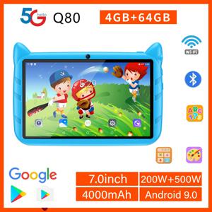 글로벌 버전 5G 와이파이 어린이 태블릿, 쿼드 코어, 안드로이드 학습 교육 태블릿 PC, 4GB RAM, 64GB ROM, 어린이 선물, 7 인치, 신제품