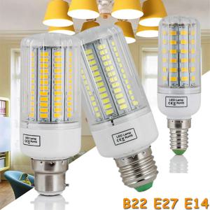 1X LED 옥수수 전구 E27 빛 B22 E14 5730 SMD 24LEDs - 165LEDs 샹들리에 촛불 LED 조명, 홈 장식 앰플 110V 220V