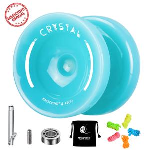 MAGICYOYO K2 CRYSTAL Yoyo, 이중 목적 반응형 요요, 초보자용 교체형, 무반응 베어링, 고급형