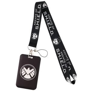 Ransitute R2751 영화 패션 Lanyards ID 배지 홀더 버스 패스 케이스 커버 슬립 은행 신용 카드 소지자 스트랩 카드 소지자