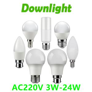 LED 에너지 절약 전구 AC220V 3w-24w E14 E27 B22 3000K 4000K 6000K 램프, 홈 오피스 인테리어 장식 Ce Rohs 포함