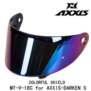 DARKEN S AXXIS 헬멧용 모토 헬멧 바이저, MT-V-18C 실드, 오리지널 액세서리