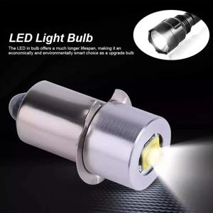 LED 전구 E10 BA9S 베이스 5W LED 업그레이드 전구 화이트 Maglite 손전등 6500K 3W DC6V-24V 교체 전구 토치 작업 램프