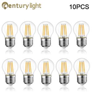 레트로 에디슨 LED 글로브 전구, 필라멘트 전구, 정원 스트링 펜던트 조명 장식, G45, 2W, 4W, 6W, E27, 2700K, 6000K, 110V