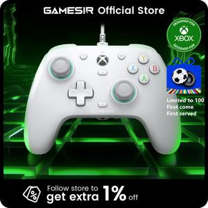 GameSir Xbox 유선 게임패드 게임 컨트롤러, Xbox 시리즈 X, Xbox 시리즈 S, Xbox One, 홀 이펙트 PC 조이스틱, G7 SE