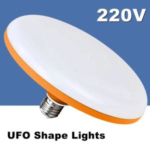 E27 LED 전구, 220V UFO 램프, 차가운 흰색, 12W, 15W, 40W, 50W, 60W, Bombillas 앰플, 가정용 조명