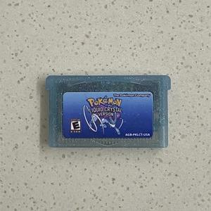 GBA 게임 카트리지 32 비트 비디오 게임 콘솔 카드, 포켓몬 액정 하이 퀄리티 쉘 미국 버전, GBA/NDS