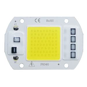 COB LED 램프 칩 AC 220V LED 전구, 10W 20W 30W 50W IP65 고출력 스마트 IC DIY 투광 조명 전구 스포트라이트 야외 칩 램프