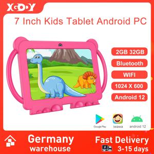 XGODY 어린이 태블릿 PC, 학습 교육용, 32GB ROM, 쿼드 코어, WiFi OTG, 1024x600, 태블릿 케이스 포함, 7 인치 안드로이드