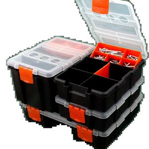 도구 상자 정리함 세트, 하드웨어 및 부품 나사 정리함, 구획 소형 부품 상자, 전기 기사 플라스틱 보관 도구 상자
