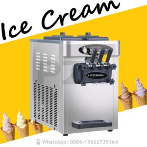 상업용 자동 소프트 서브 아이스크림 머신 메이커, 레스토랑용, 3 가지 맛, 110 V, 220V