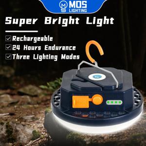 MOSLIGHTING 15W 30W 캠핑 램프 휴대용 고출력 고품질 야외 비상등 낚시 등산 탐험 휴대용 램프 조명 고출력 충전 가능 다기능 LED 자석 손전등 텐트 노점 장항속 중 옥외 작업 비상등 옥외 휴대용 등 대면적 조명 다기능 휴대전화 충전 휴대용, 매달림, 단층집, 자기 흡입 등 다양한 기능