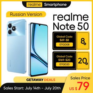 Realme Note 50 6.74 인치 90Hz 디스플레이, IP54 방수 및 방진, 5000mAh 배터리, 13MP 카메라, 3 카드 슬롯, 7.99mm 울트라 슬림 128GB